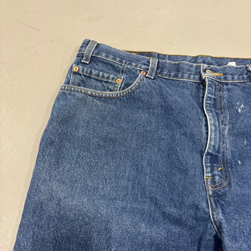 Vintage Levis 550 Relaxed Fit Jeans Mens 40x30 Medium Wash Blue Denim Tapered